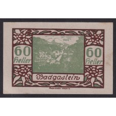 AUSTRIA 1920 BILLETE SIN CIRCULAR DE 60 HELLER FLORES